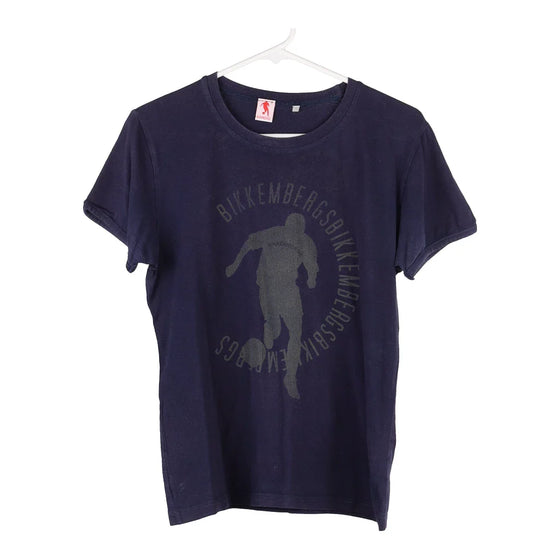 Vintage navy Bikkembergs T-Shirt - mens small