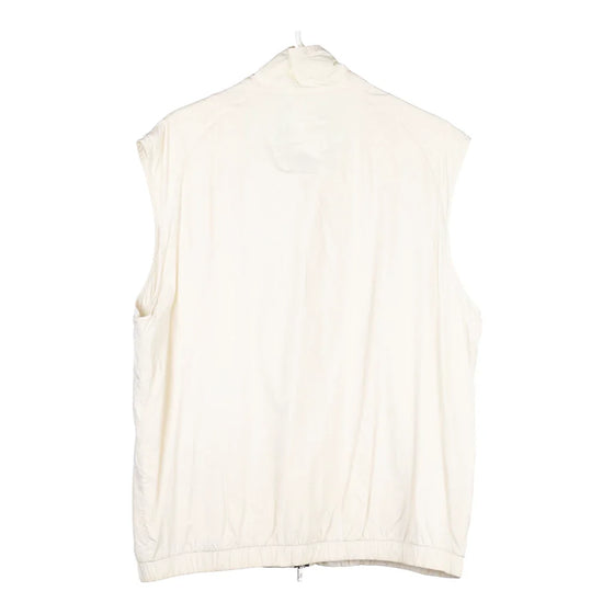 Pre-Loved white K-Way Gilet - mens xx-large