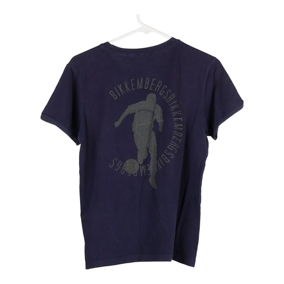 Vintage navy Bikkembergs T-Shirt - mens small