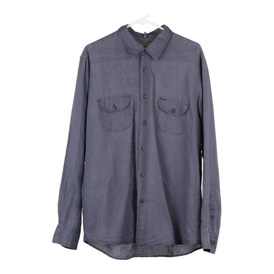 Vintage grey Conbipel Shirt - mens x-large