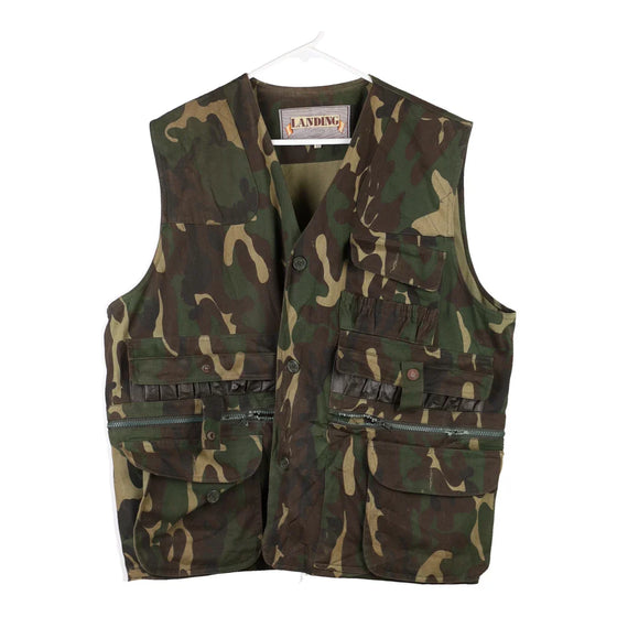 Vintage camo Landing Gilet - mens x-large