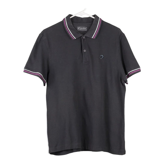 Pre-Loved grey Lotto Polo Shirt - mens x-large