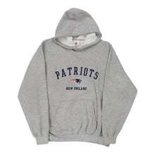  Vintage grey New England Patriots Nfl Hoodie - mens x-large