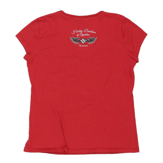 Vintage red Harley Davidson T-Shirt - womens x-large