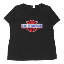  Vintage black Gainesville FL Harley Davidson T-Shirt - womens xx-large