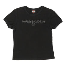  Vintage black Harley Davidson T-Shirt - womens x-large