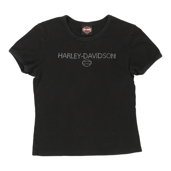 Vintage black Harley Davidson T-Shirt - womens x-large