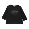 Vintage black Harley Davidson Long Sleeve T-Shirt - womens x-large