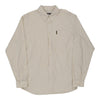 Vintage beige Armani Jeans Shirt - mens x-large