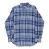 Etro Checked Shirt - XL Blue Cotton