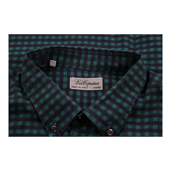 Vintage green Les Copains Shirt - mens x-large