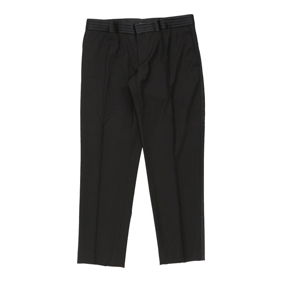 Dolce & Gabbana Trousers - 36W UK 14 Black Wool Blend