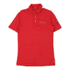 Vintage red Napapijri Polo Shirt - mens medium