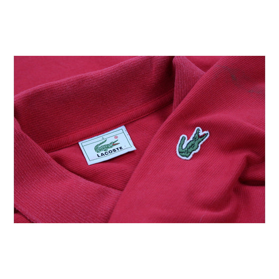 Vintage red Lacoste Polo Shirt - mens medium