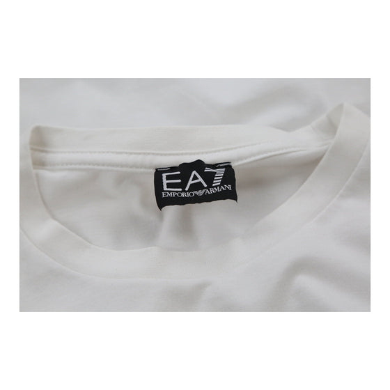 Vintage white Ea7 Long Sleeve T-Shirt - mens large