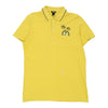 Vintage yellow Just Cavalli Polo Shirt - mens x-large