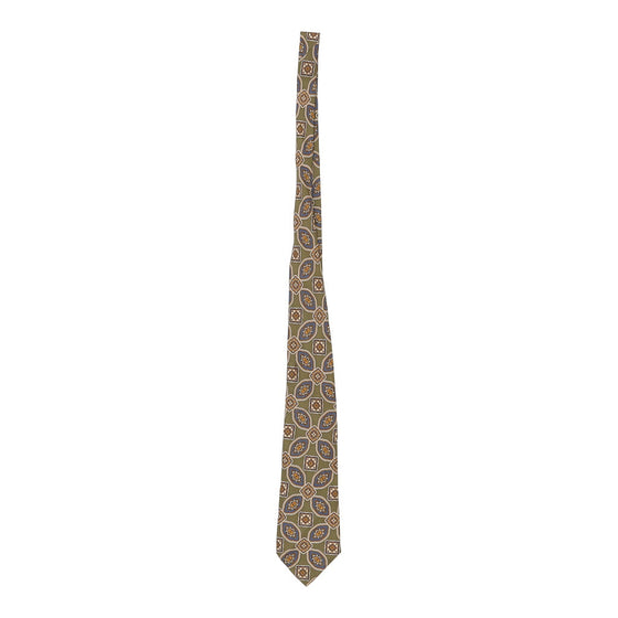 Vintage brown Benetton Tie - mens no size