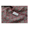 Benetton Patterned Shirt - Large Red Silk