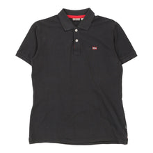  Vintage black Napapijri Polo Shirt - mens small