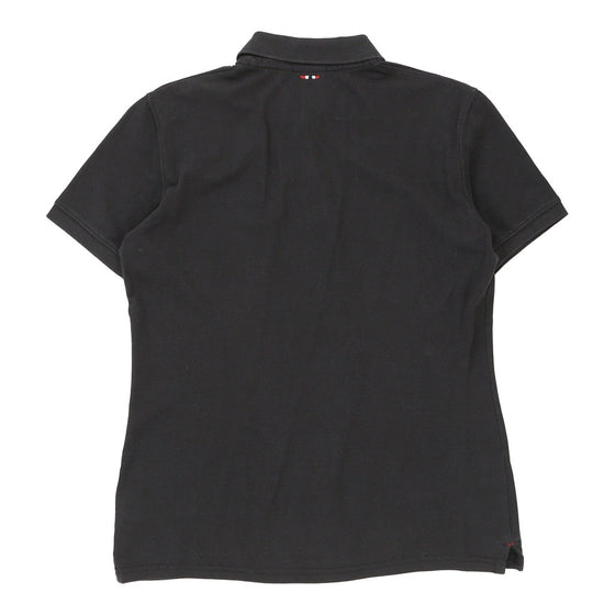 Vintage black Napapijri Polo Shirt - mens small