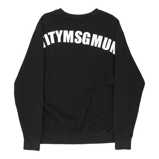 Vintage black Msgm Sweatshirt - mens small