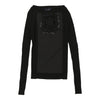 Cavalli Jumper - Small Black Cotton