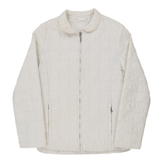 Moncler Jacket - Small White Polyamide