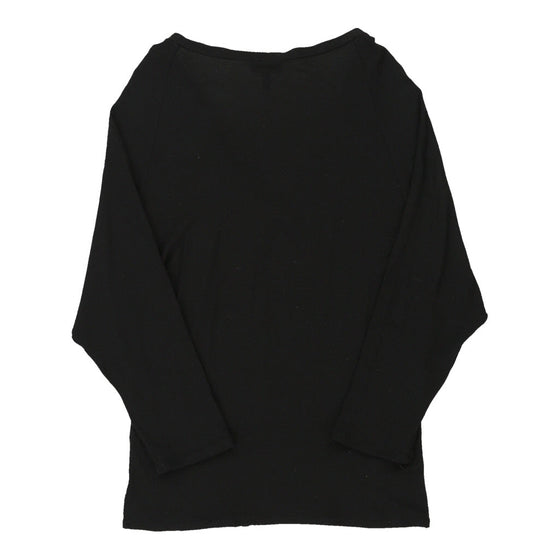 Armani Jeans Top - Small Black Cotton