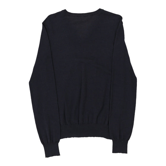 Armani Jeans Cardigan - Small Navy Cotton