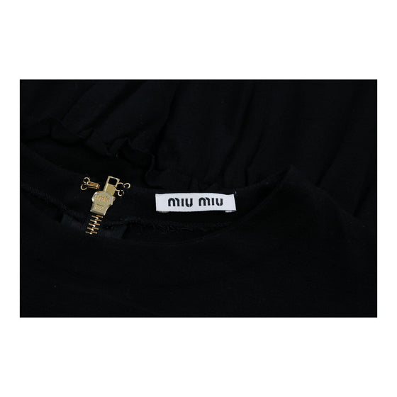 Miu Miu Top - Medium Black Cotton Blend