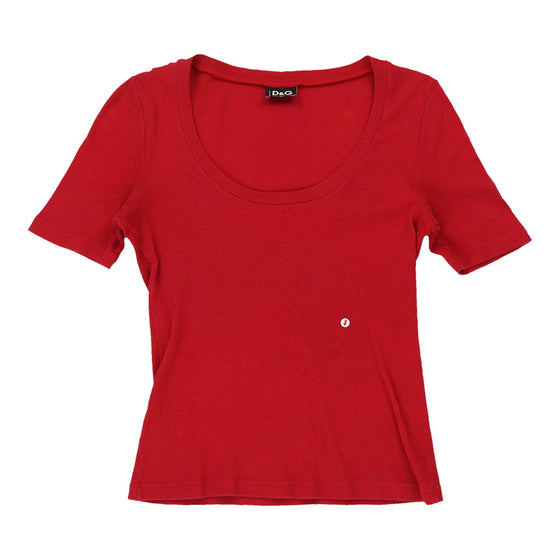 Dolce & Gabbana Top - Small Red Cotton