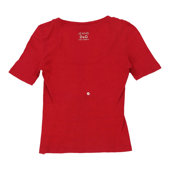 Dolce & Gabbana Top - Small Red Cotton