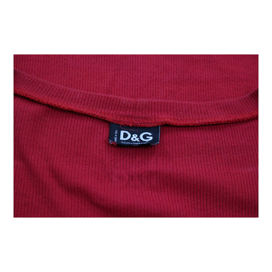 Dolce & Gabbana Top - Small Red Cotton