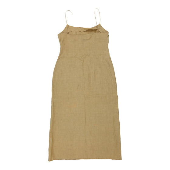 Moschino Dress - Large Yellow Cotton