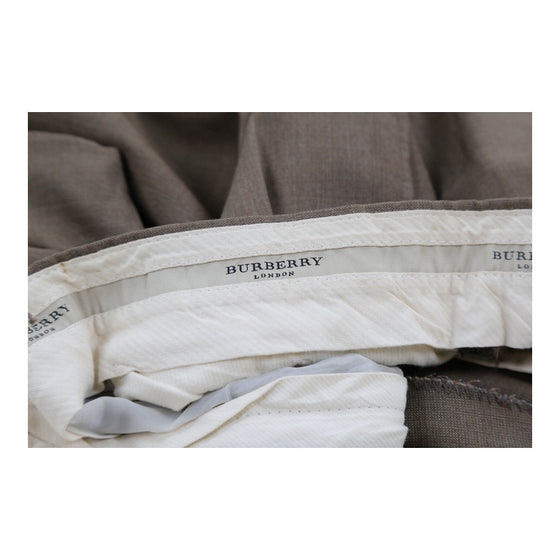 Vintage beige Burberry Trousers - mens 30" waist