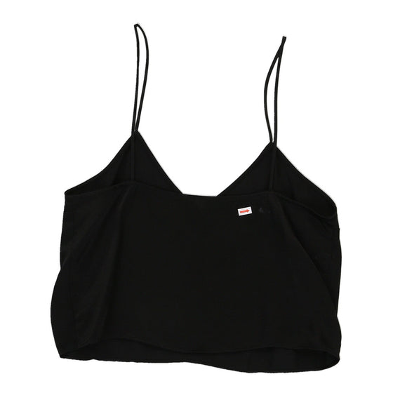 Unbranded Strap Top - Medium Black Viscose Blend strap top Unbranded   