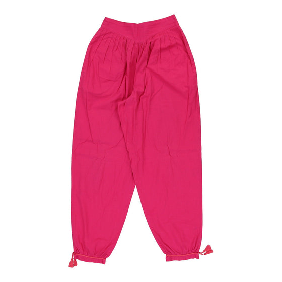 You & Me Baggy Trousers - 27W UK 10 Pink Cotton Blend trousers You & Me   