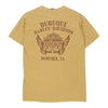 Vintage yellow Dubuque. IA Harley Davidson T-Shirt - mens small