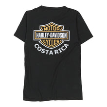  Vintage black Bootleg Costa Rica Harley Davidson T-Shirt - mens small