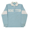 Vintage blue Age 10-12 Benetton Rugby Shirt - boys medium