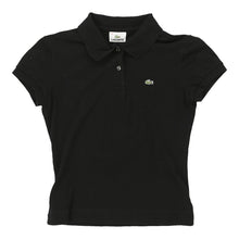  Vintage black Age 6 Lacoste Polo Shirt - girls medium