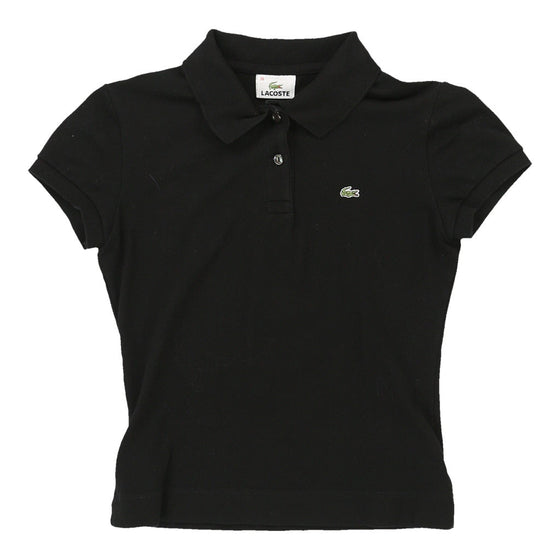 Vintage black Age 6 Lacoste Polo Shirt - girls medium