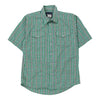 Vintage green Age 10-12 Wrangler Short Sleeve Shirt - boys x-large