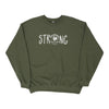 Strong Primose Schools Gildan Sweatshirt - Large Green Cotton sweatshirt Gildan   