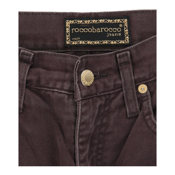 Roccobarocco Jeans - 29W UK 12 Brown Cotton