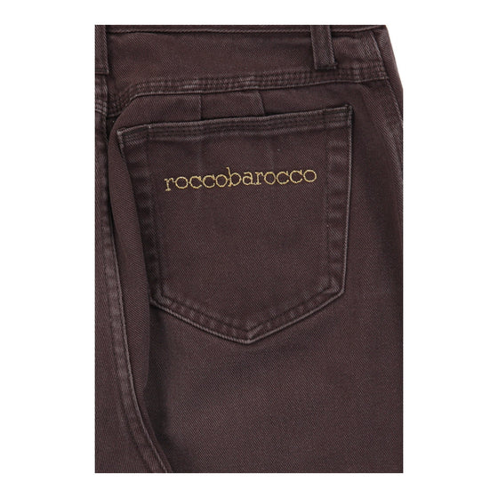 Roccobarocco Jeans - 29W UK 12 Brown Cotton