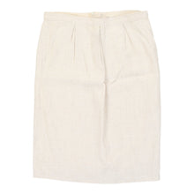  Valentino Skirt - 32W UK 12 Beige Cotton