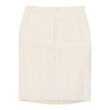 Valentino Skirt - 32W UK 12 Beige Cotton