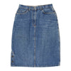 Valentino Denim Skirt - 30W UK 10 Blue Cotton