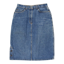  Valentino Denim Skirt - 30W UK 10 Blue Cotton